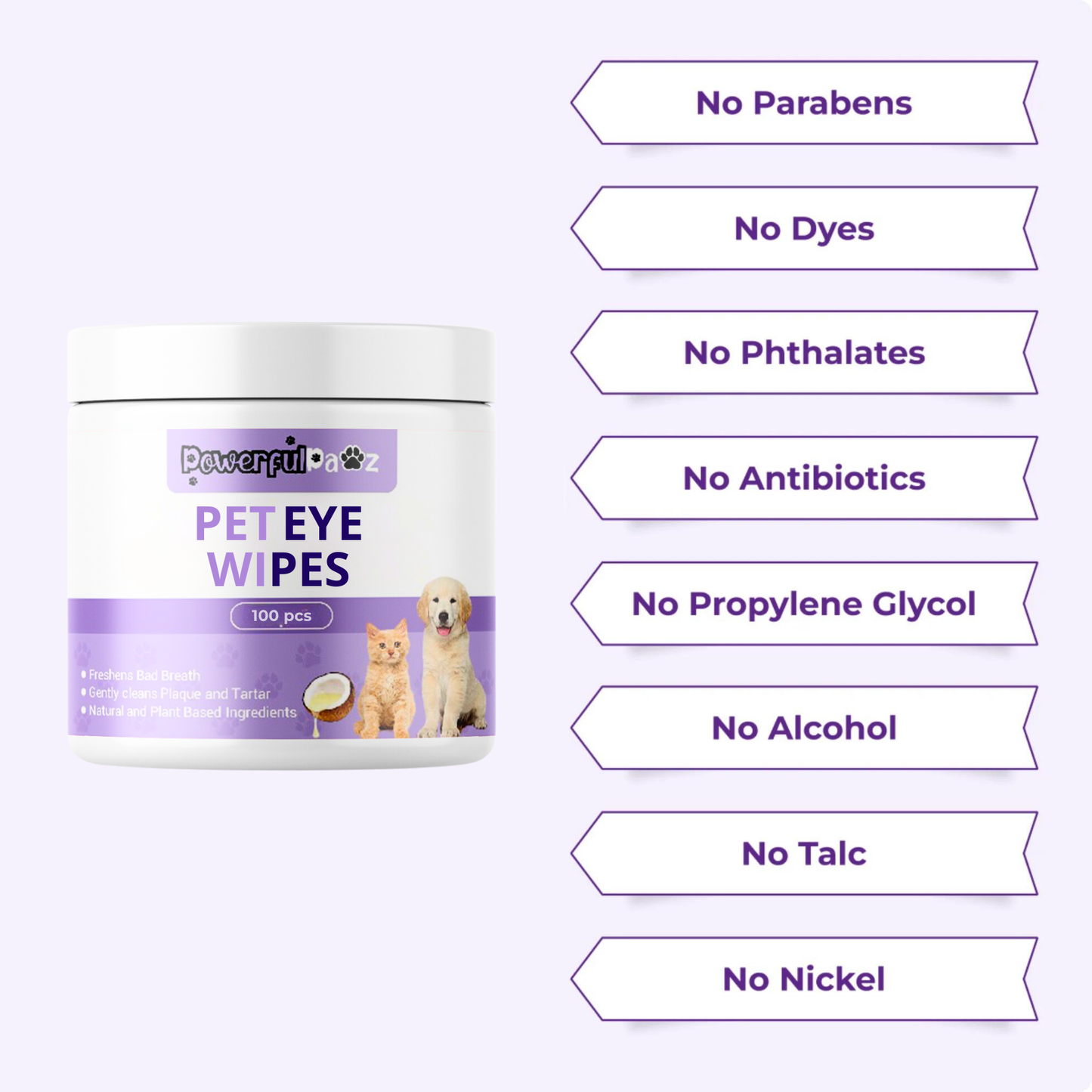 SHINY™ - Dog Eye Cleaning Pads (100pcs)